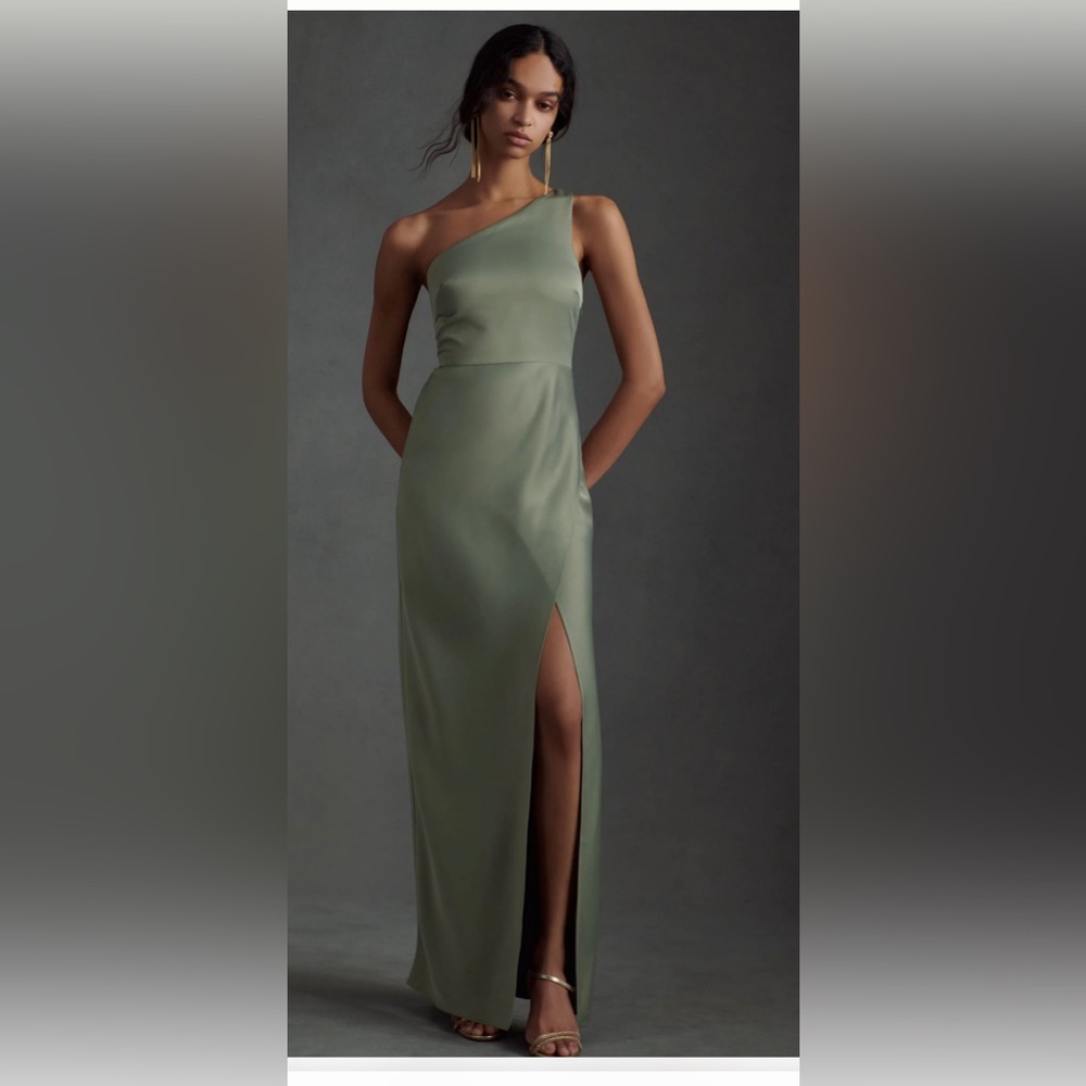 BHLDN MOSS DYLAN SATIN MAXI DRESS